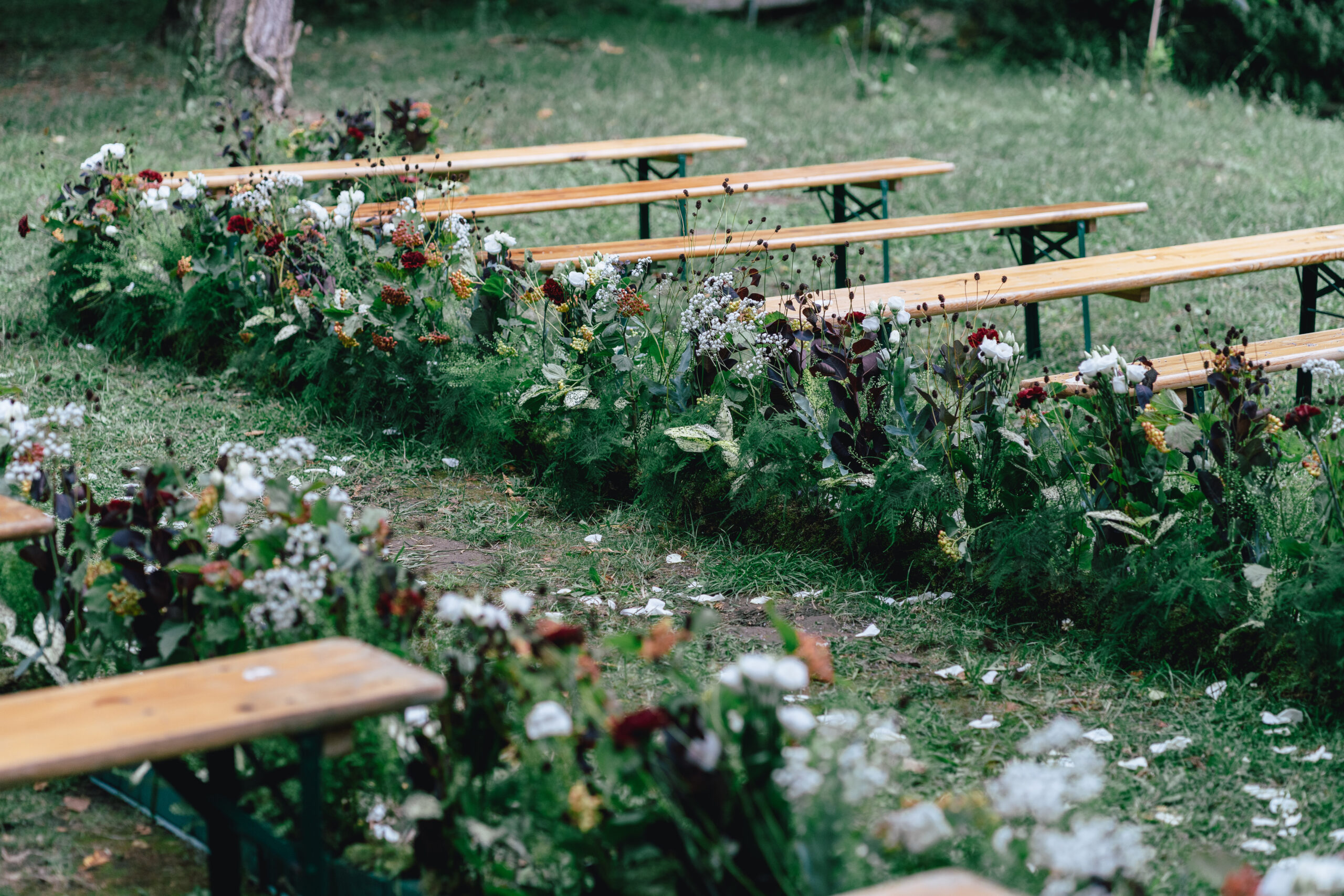 Décoration et préparation d'un mariage en Normandie