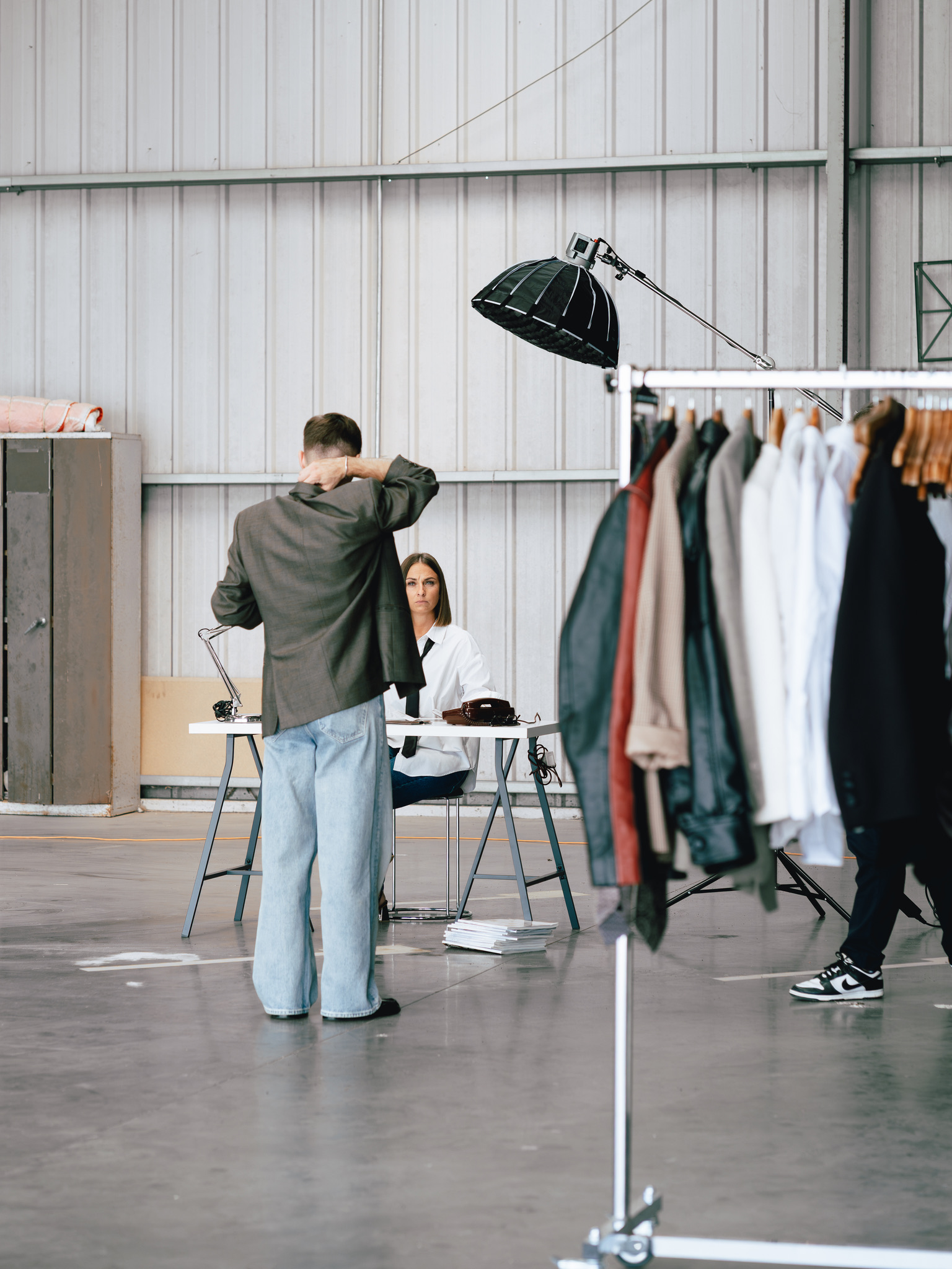 Coulisses d'un shooting photo professionnel à Caen